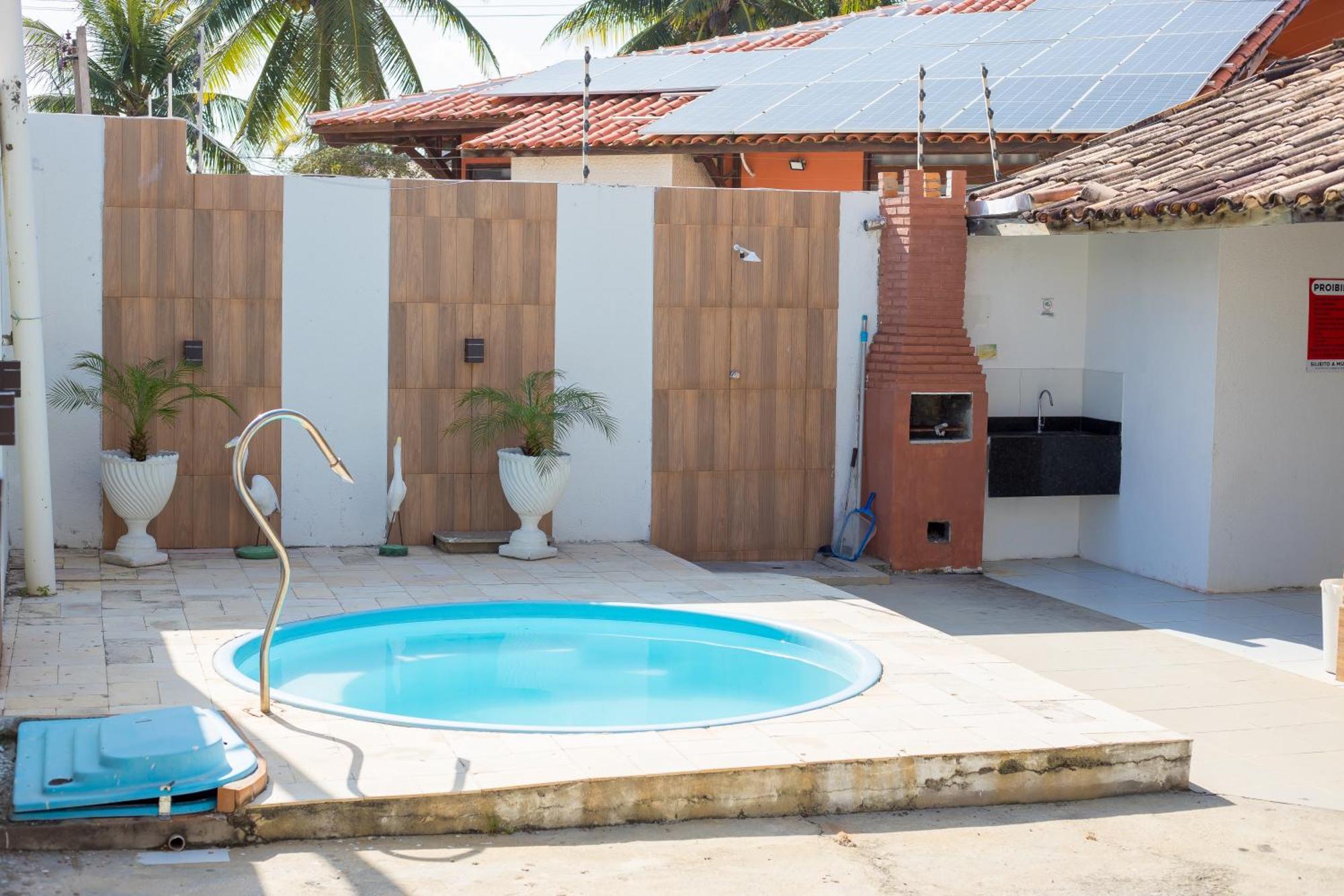 Casa Duplex Com 2 Suites Com Ar Condicionado ,100M Da Praia - Barra De Sao Miguel, A 8 Minutos Da Praia Do Gunga E A 3 Da Praia Bonita! Condominio Com Piscina E Churrasqueira! Exterior foto